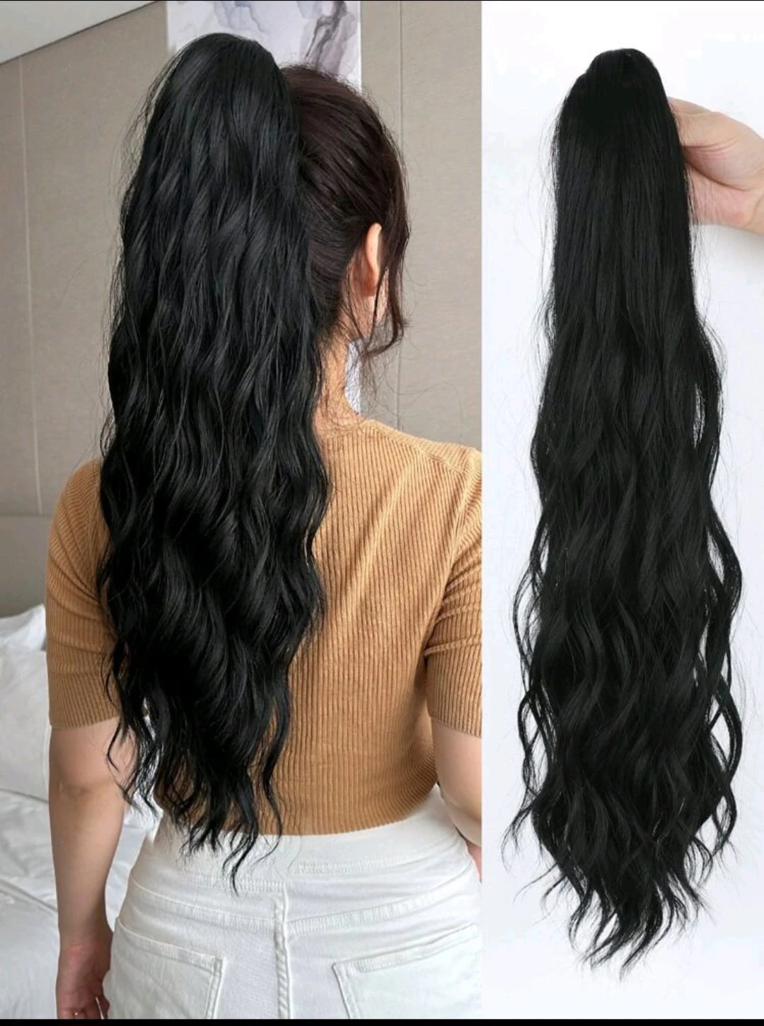 ponytail long hair product thumbnail 2