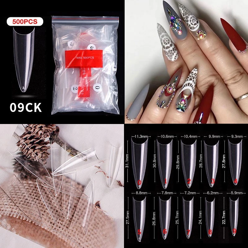 nail art French pointed nail ballet nail transparent nail toe nail toe nail toe nail nail sheet product thumbnail 30