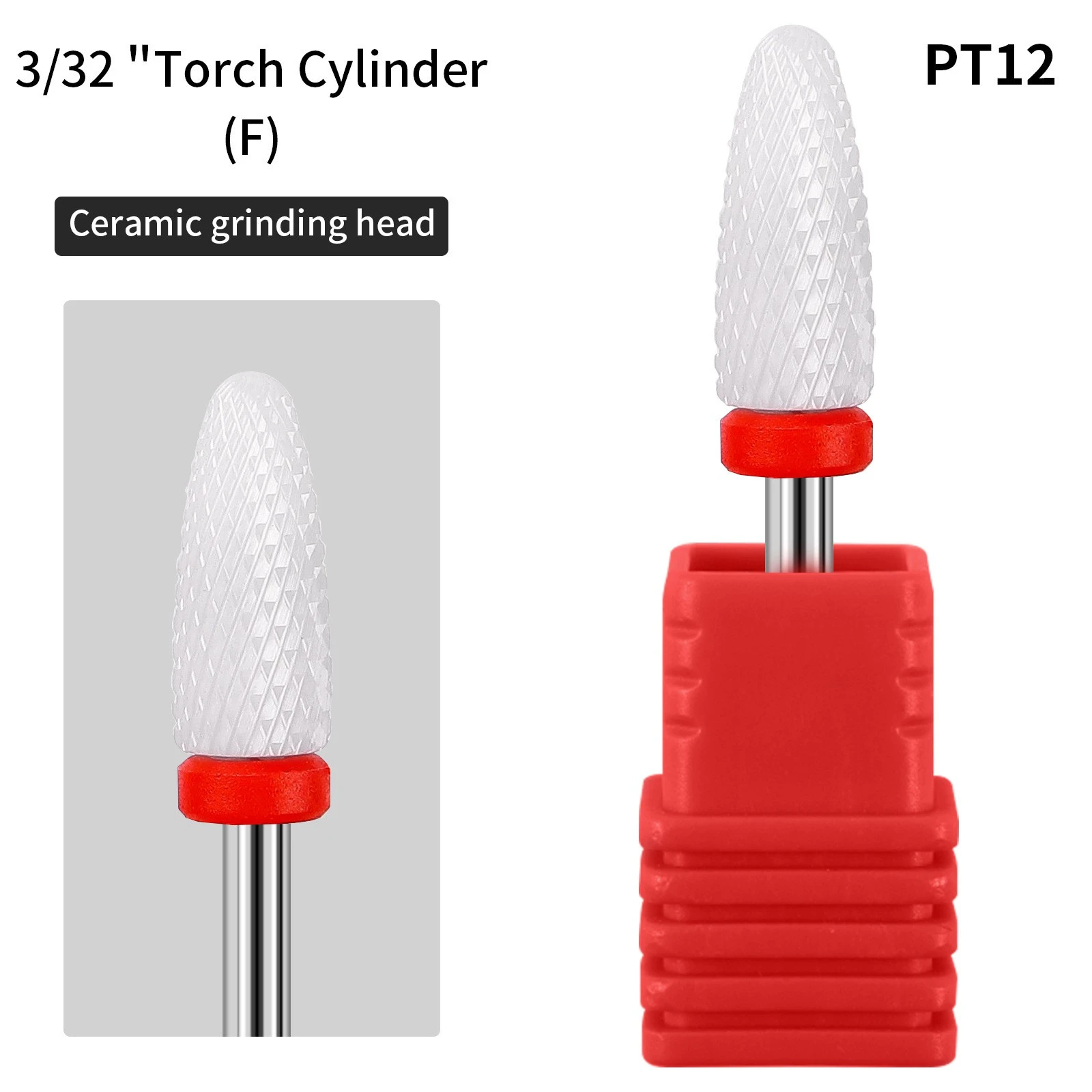 Nail art ceramic polishing head replacement head nail removal polishing head dead skin polishing machine nail art tools product thumbnail 34