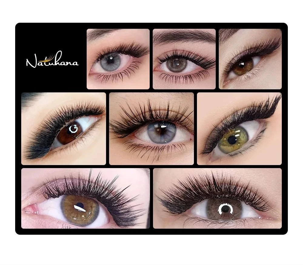 NATUHANA Lashes LL+LCLDLU(M) curl False 8-15Mix Matt Black product thumbnail 19