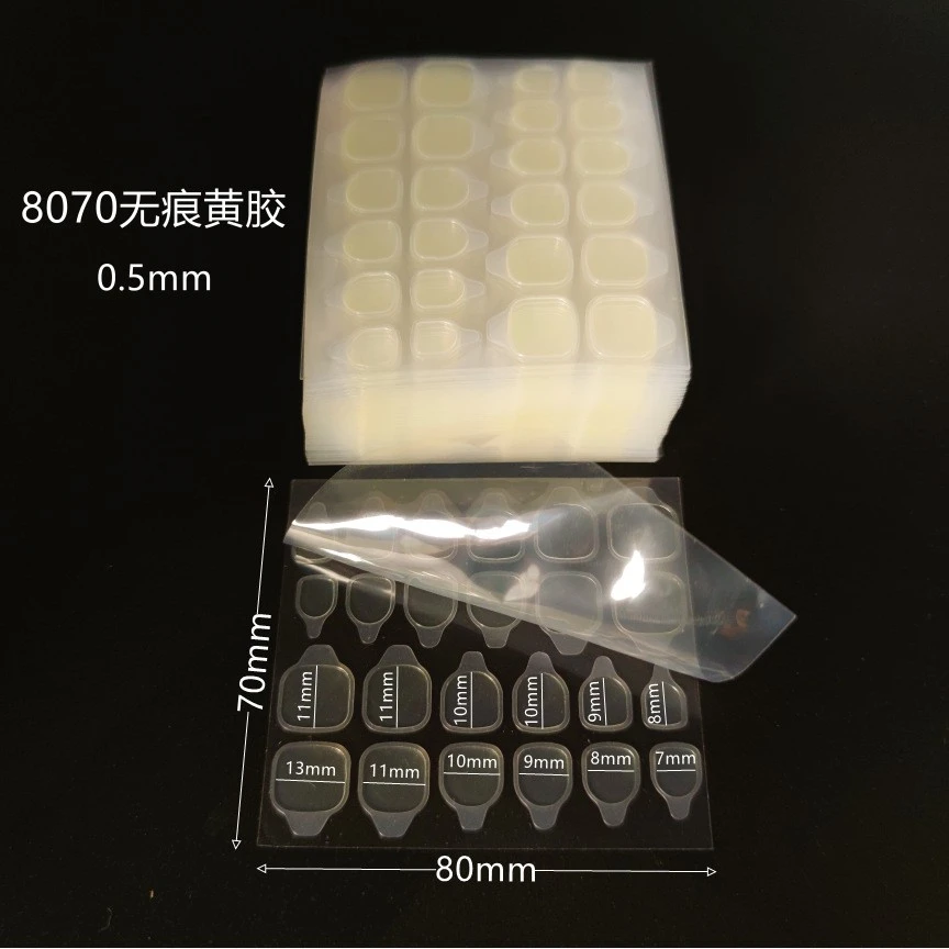 4 pcs ofnail double-sided stickers 24 stickers, rhubarb glue, nail back glue, adhesive, waterproof and sticky product thumbnail 5