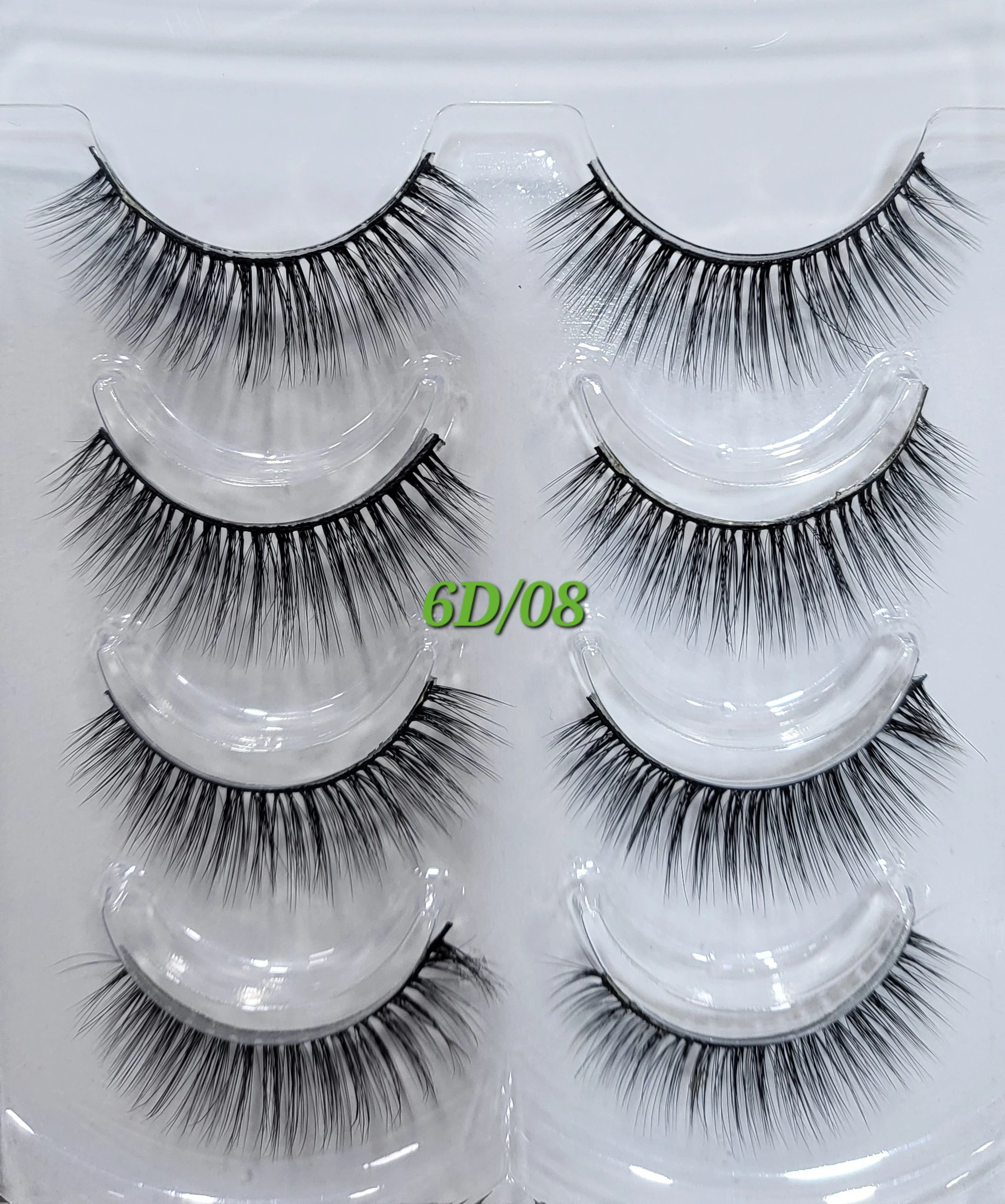 anjieer fashion eyelash 4pairs 6D product thumbnail 5