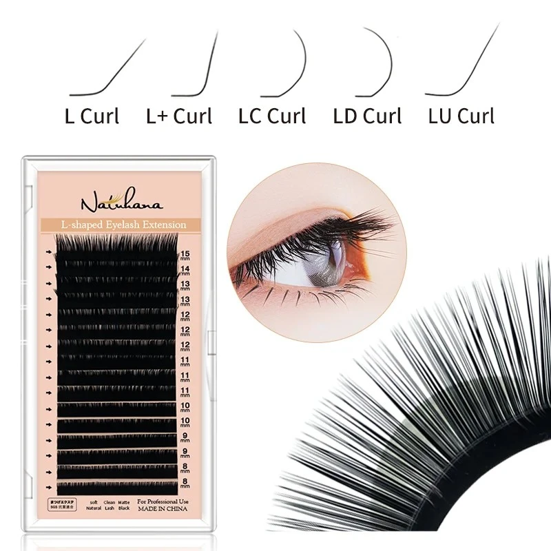 NATUHANA Lashes LL+LCLDLU(M) curl False 8-15Mix Matt Black product thumbnail 12