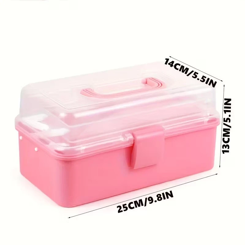 2/3 Layers Large Capacity Foldable Multifunctional Plastic Storage Box product thumbnail 29
