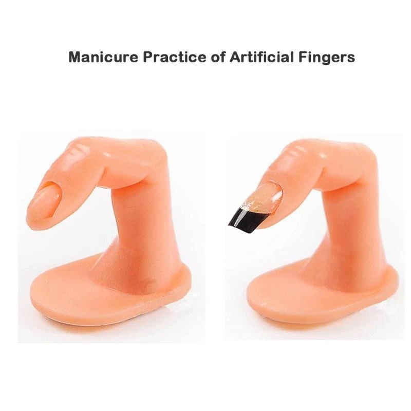 Units of plastic nail art practice and fake fingers training tools product thumbnail 8