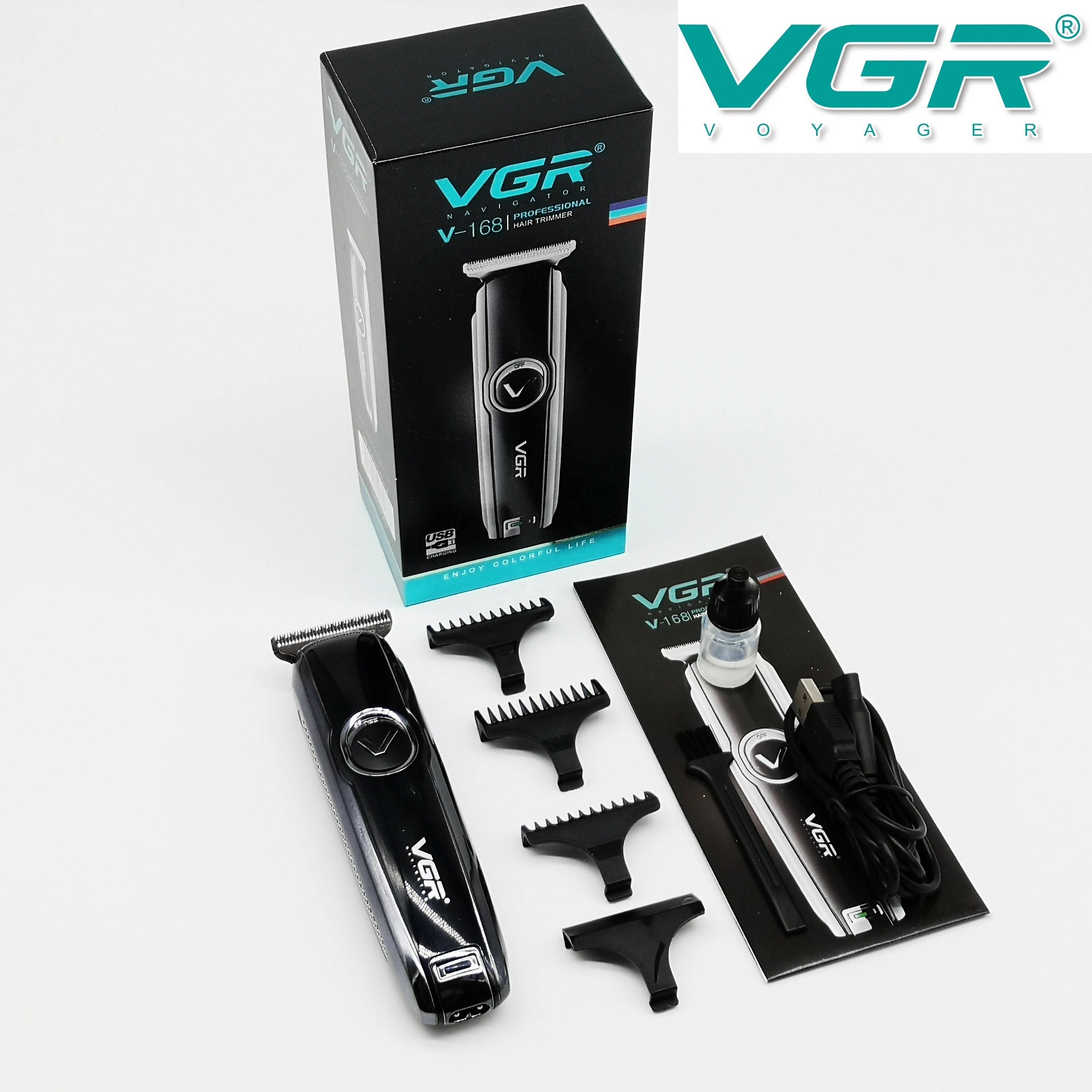 VGR V-168 Zero Adjustable Professional Rechargeable Hair trimmer product thumbnail 14