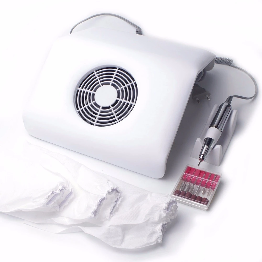 2-in-1 Nail Suction Dust Collector fan Strong Nail Drill Vacuum product thumbnail 12