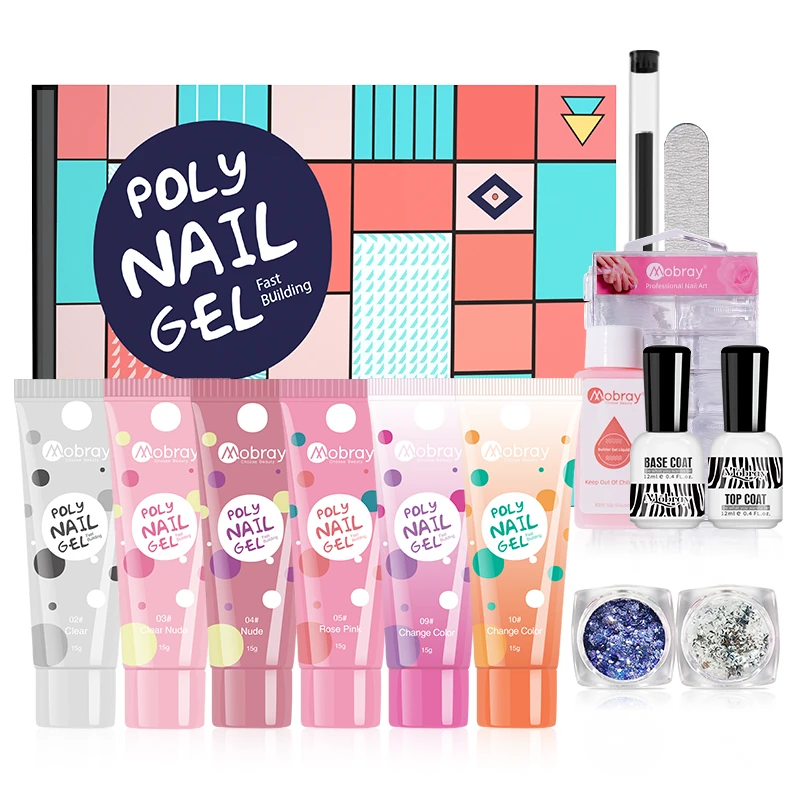 Mobray Builder Extension Nail Poly gel kit product thumbnail 5