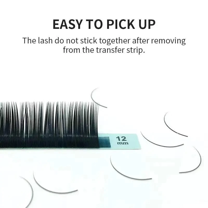 NATUHANA 16Rows Matte Black Natural Soft False Eyelashes product thumbnail 16