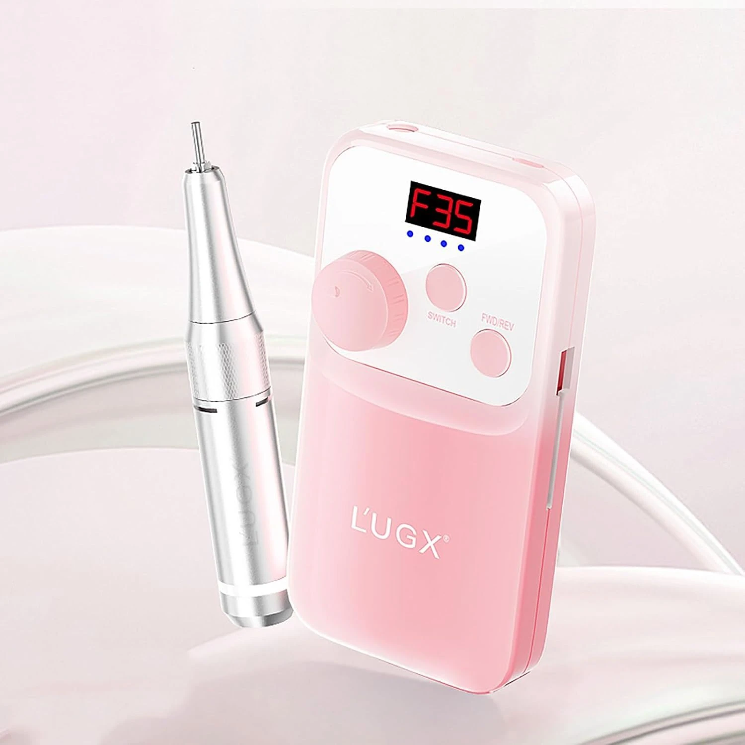 L'UGX LG602s Professional Power Portable Rechargeable Nail Drill Machine Type C Manicure 35000 RPM Electric Nail Drills product thumbnail 2