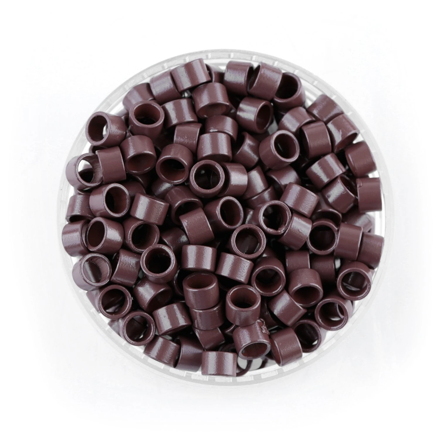 Silicone Lined Micro Link Ring Beads Feather Stick Hair Extensions Fit for I tip hair product thumbnail 11