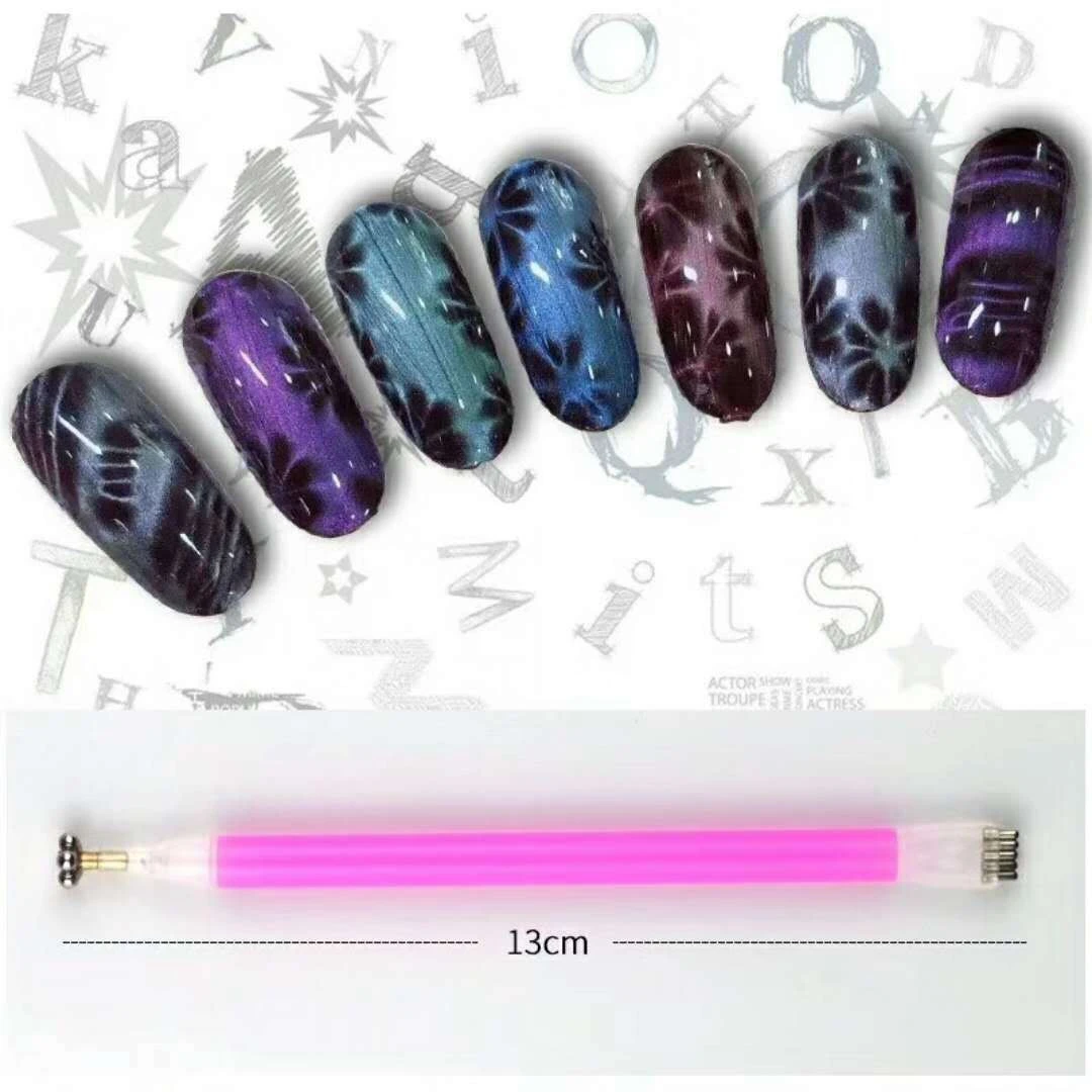 nail art tool cat's eye nail polish glue special magnet 3D magic thickened multi-function cat's eye pattern magnet rod product thumbnail 10