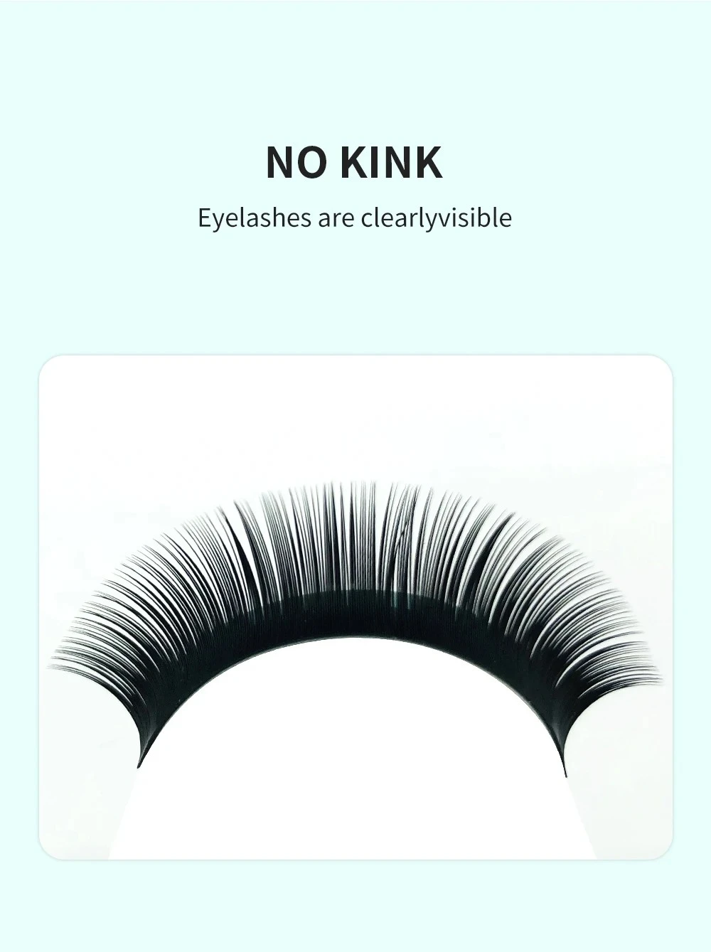 NATUHANA 16Rows Matte Black Natural Soft False Eyelashes product thumbnail 5