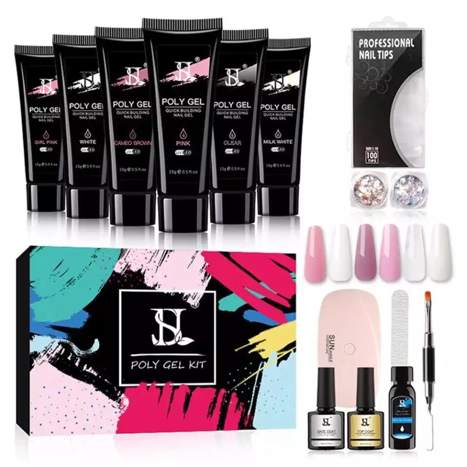 packge  HS poly gel 15 ML 6 colors product thumbnail 36