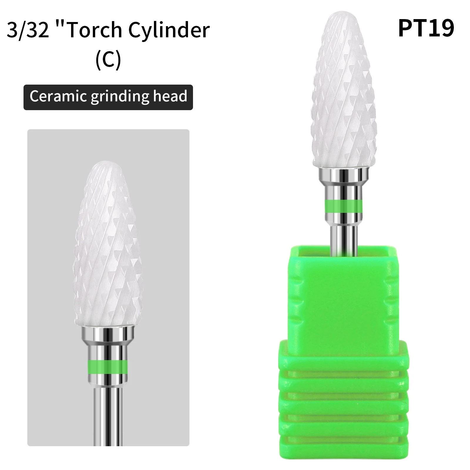 Nail art ceramic polishing head replacement head nail removal polishing head dead skin polishing machine nail art tools product thumbnail 11