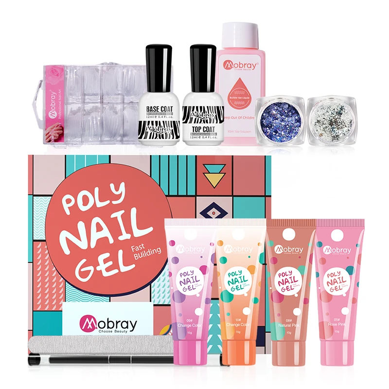 Mobray Builder Extension Nail Poly gel kit product thumbnail 6
