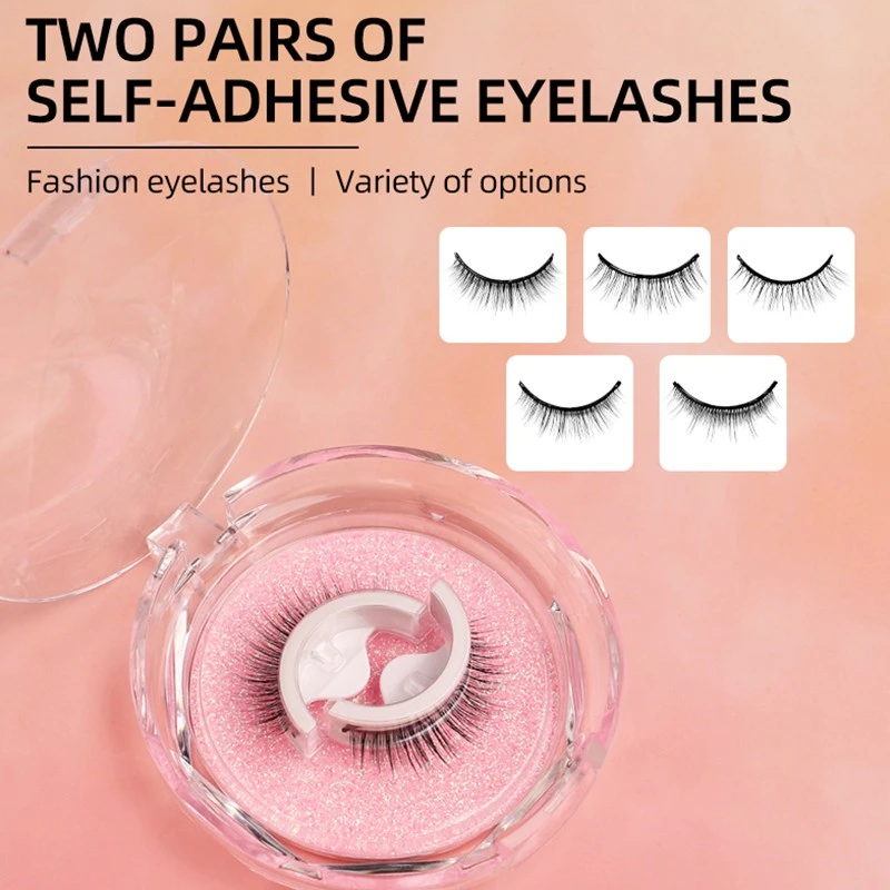 A pair of self-adhesive eyelashes,free glue product thumbnail 20