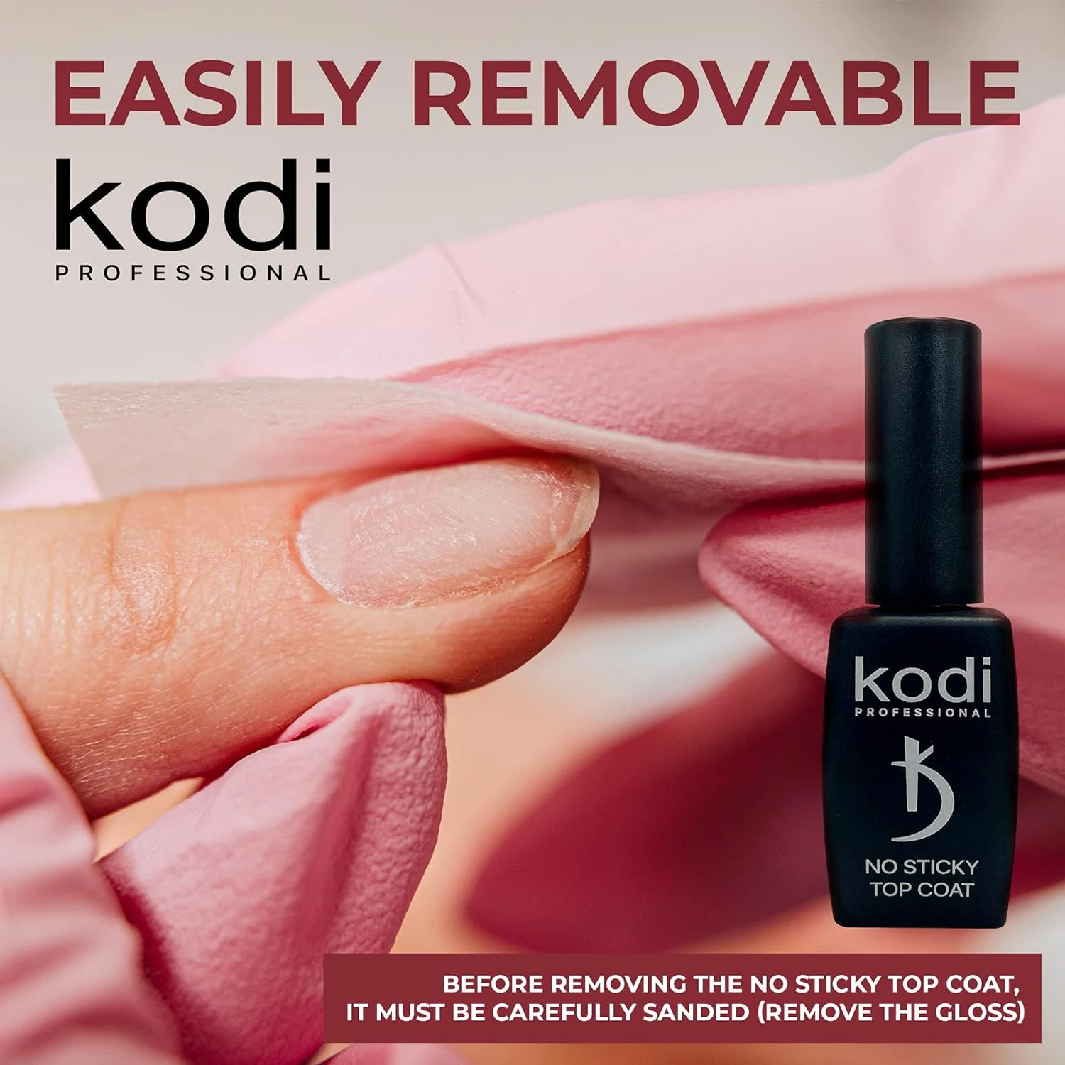 Professional Top Gel Coat  No Sticky py Kodi  12 ml product thumbnail 6