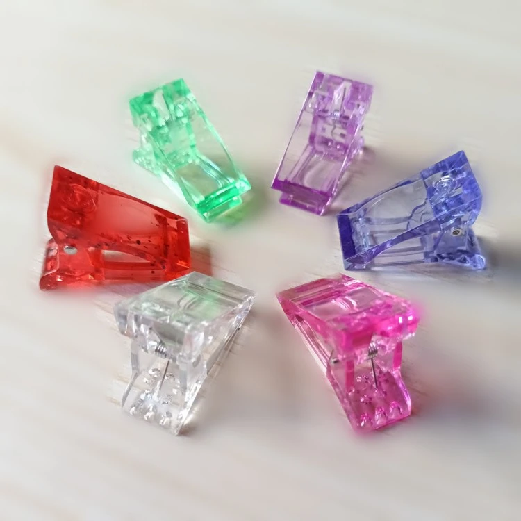 5 pcs Nail Art Crystal Clip Extended Nail Mold, Fixation, Nail Therapy Nail Assist Crystal Gel Clip, Nail Art Fixation Clip product thumbnail 10