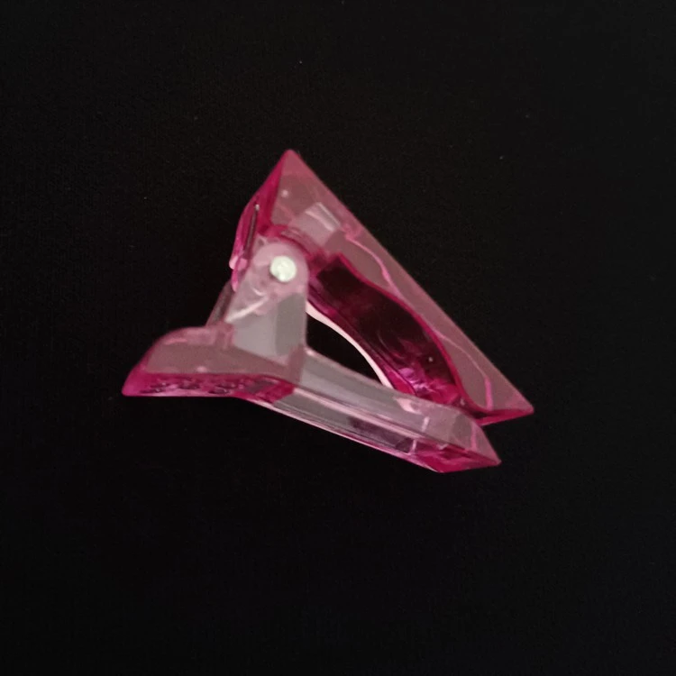 5 pcs Nail Art Crystal Clip Extended Nail Mold, Fixation, Nail Therapy Nail Assist Crystal Gel Clip, Nail Art Fixation Clip product thumbnail 2