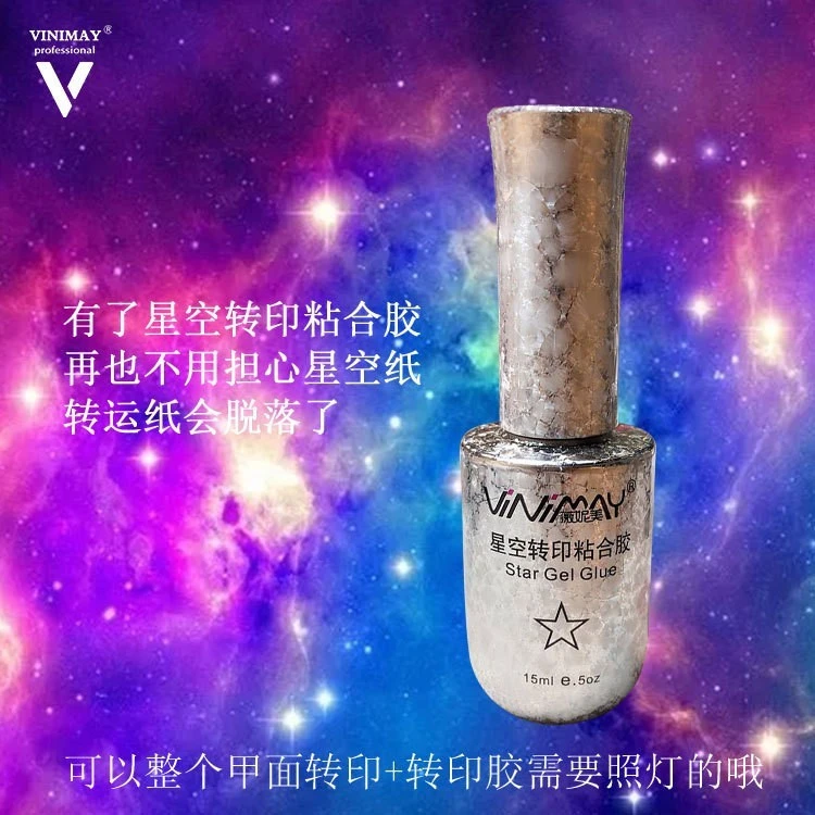 Vinimay, Glue for foil with a Brush Star Gel Glue product thumbnail 2