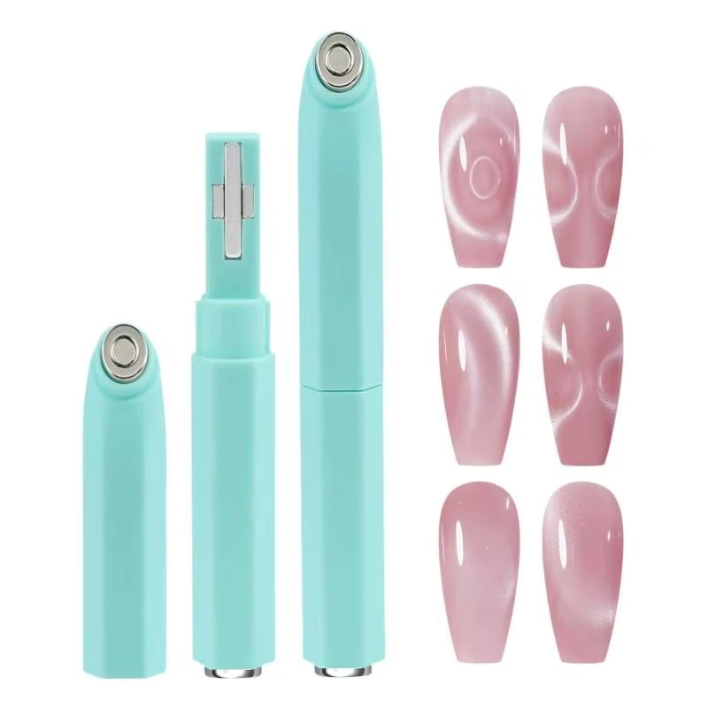 Double-head Magnet Stick 3 In 1 Ellipse Annular Cat Magnetic Gel Nail Art Strong Magnetic Nails Magnet Pen DIY Manicure Tool product thumbnail 11