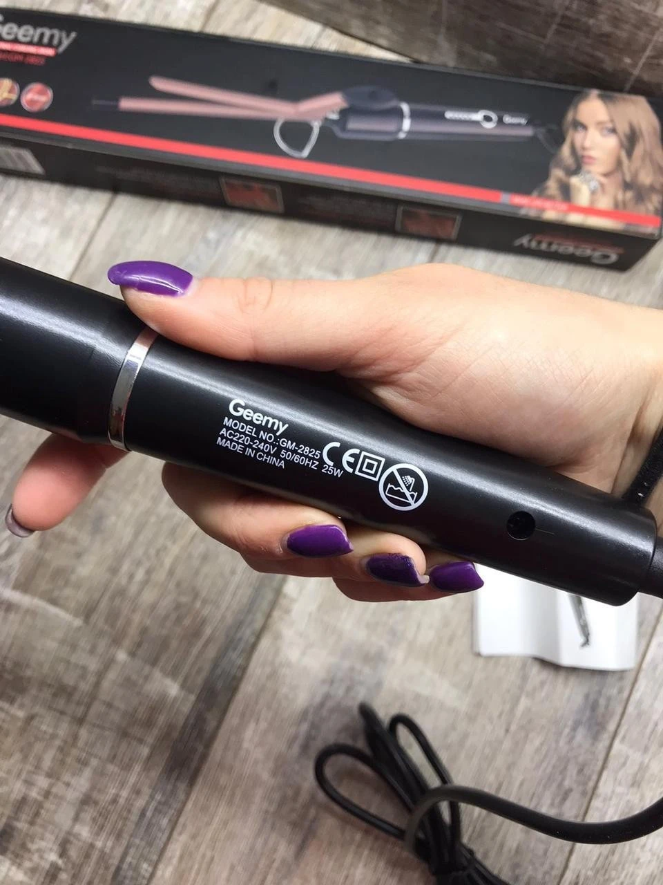 Original Geemy GM-2825 Hair Curling Iron product thumbnail 7