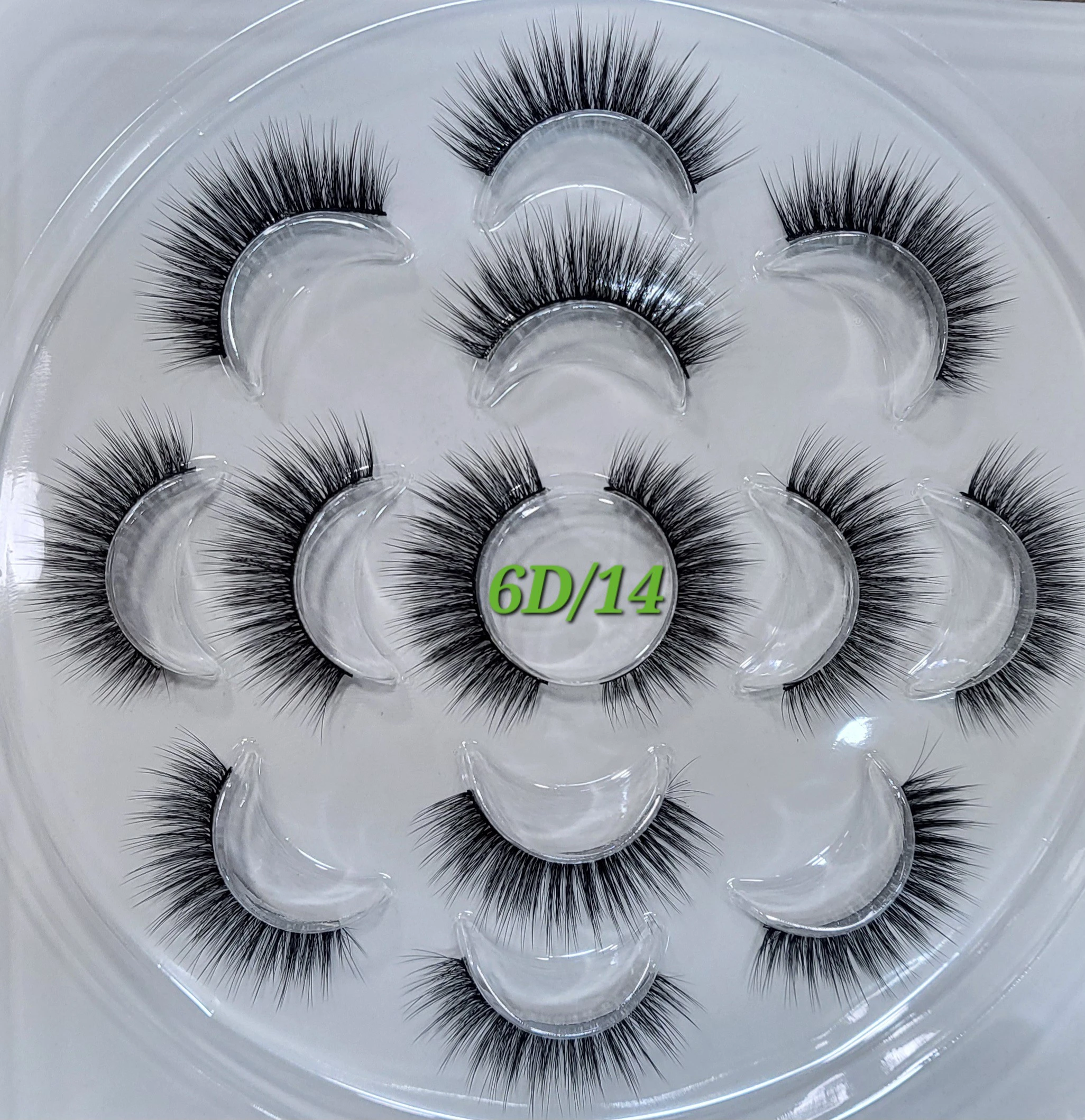 Anjieer Fashion Eyelash 7 pairs 6D product thumbnail 6