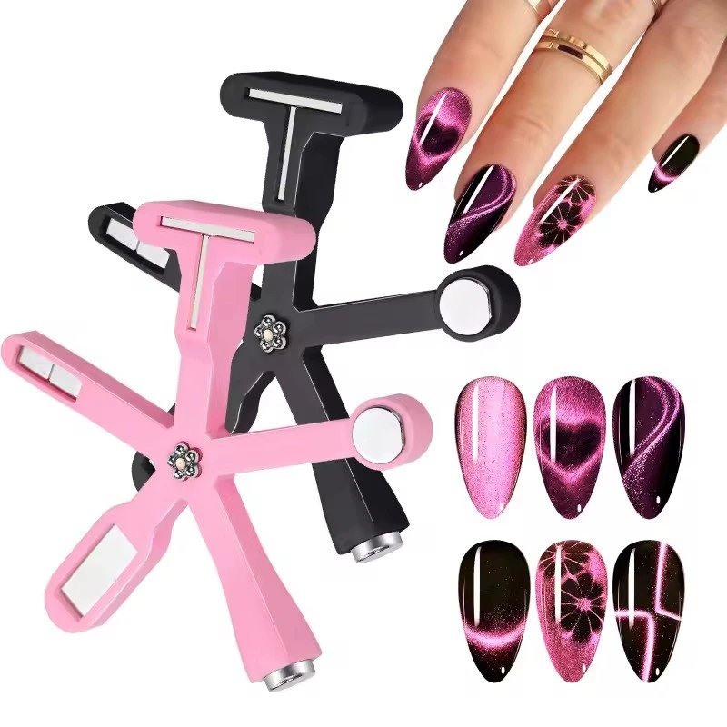 6 in 1 Multi-Function Cat Eye Nail Magnet Gel Magnetic for Nails with Silicone Protective Case for 3D Nails Salon Studio or DIY product thumbnail 9