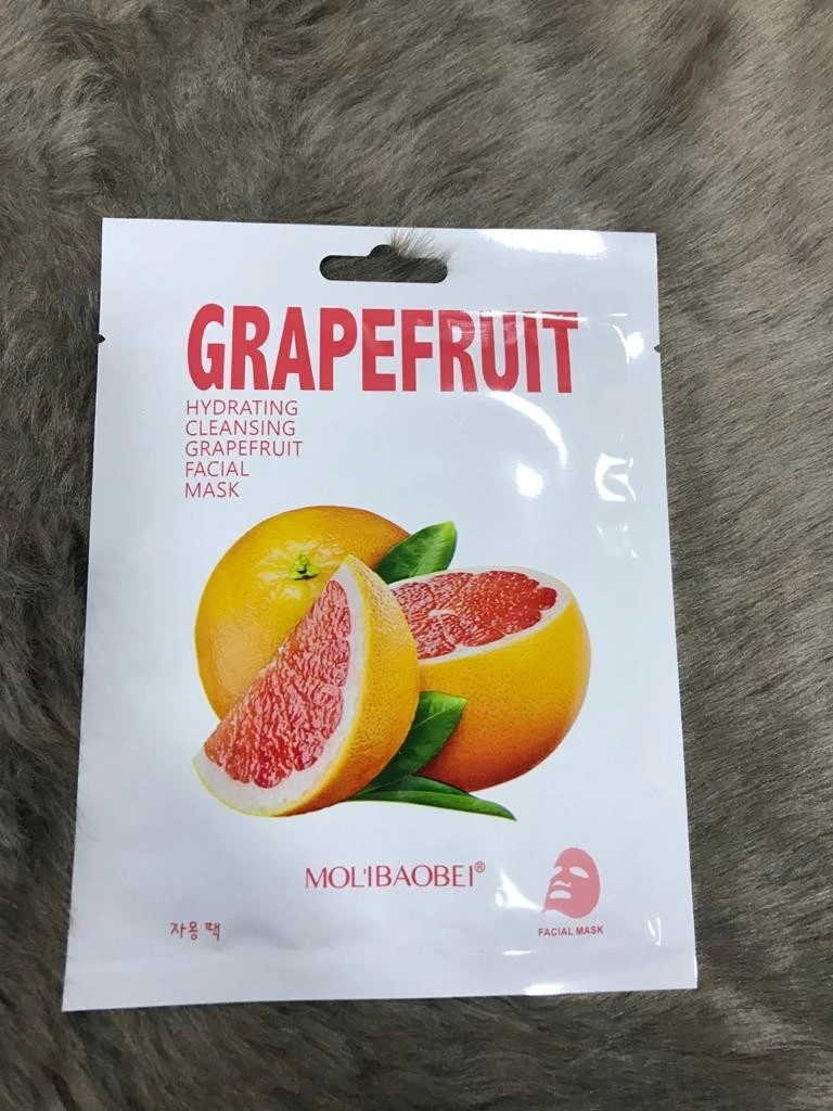 Molibaobei Hydrating Cleansing Grapefruit Facial Mask Box product thumbnail 2