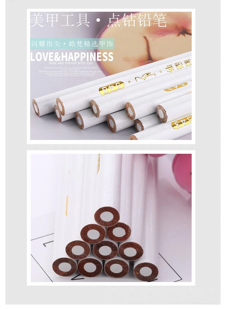 Nail dot Short dot diamond crayon pencil Comes with adhesive diamond appliqué accessories for nail dot drill tools product thumbnail 4