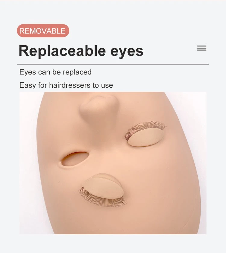 Eyelash Extension Kit, Mannequin Head with Replaced Eyelids product thumbnail 32