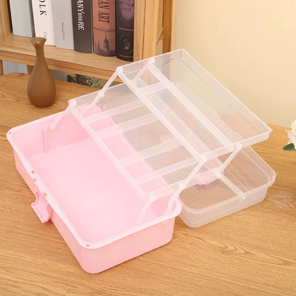 2/3 Layers Large Capacity Foldable Multifunctional Plastic Storage Box product thumbnail 6