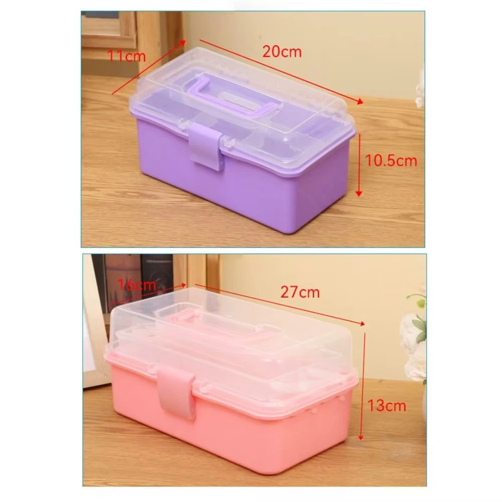 2/3 Layers Large Capacity Foldable Multifunctional Plastic Storage Box product thumbnail 13