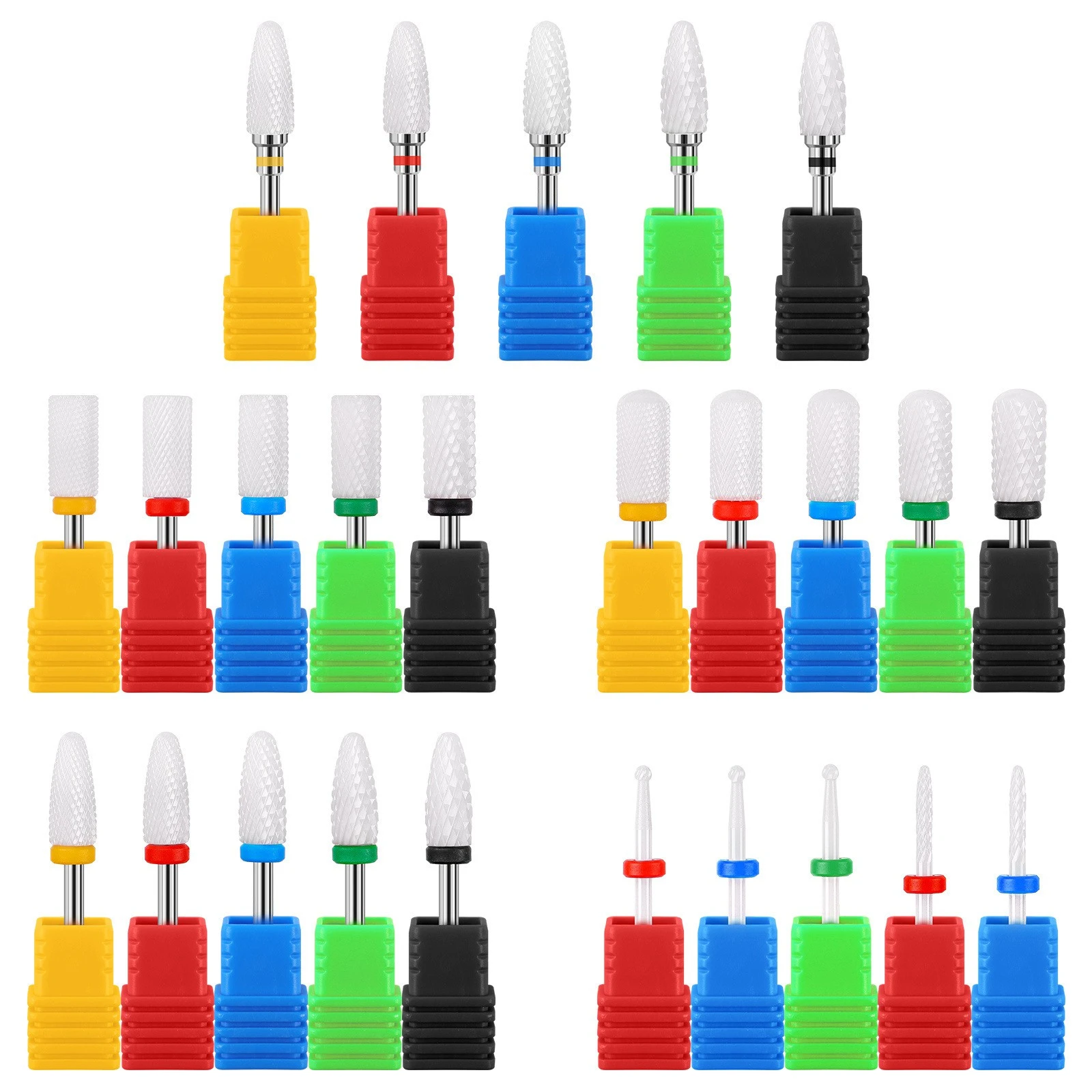 Nail art ceramic polishing head replacement head nail removal polishing head dead skin polishing machine nail art tools product thumbnail 4