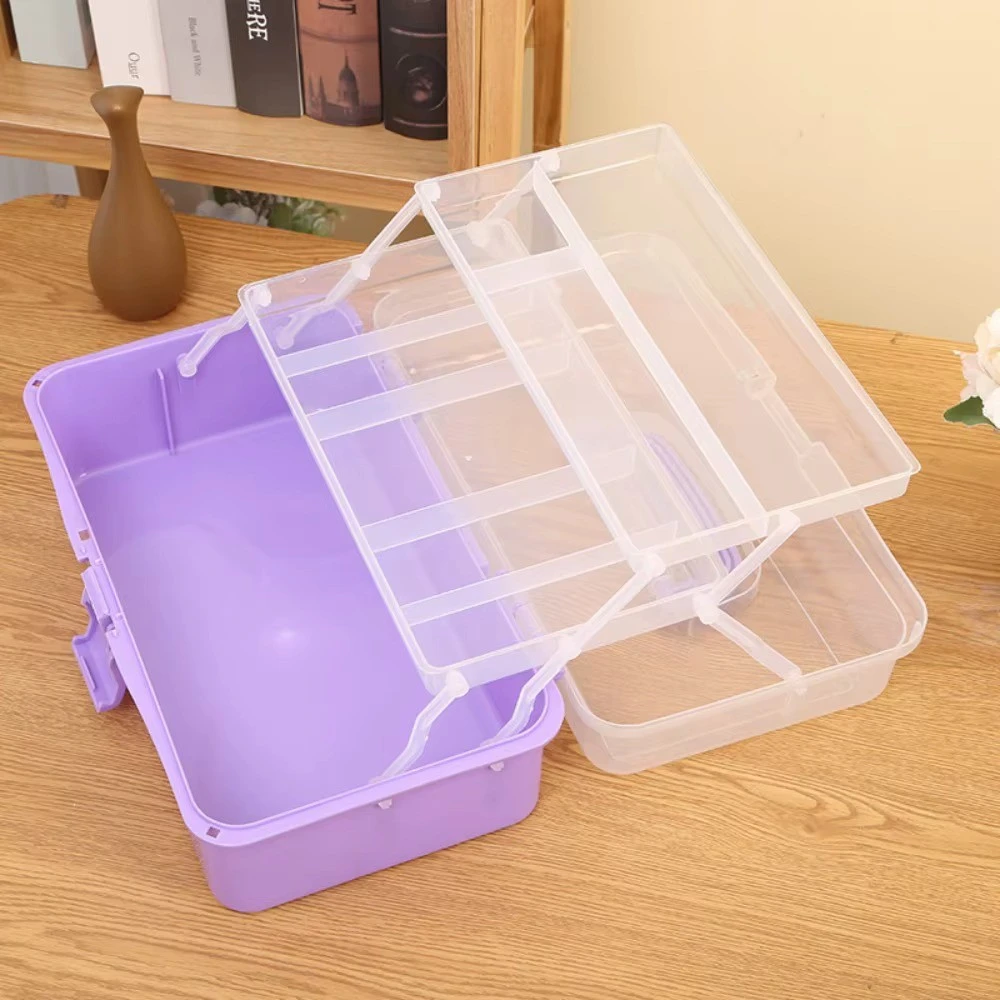 2/3 Layers Large Capacity Foldable Multifunctional Plastic Storage Box product thumbnail 18