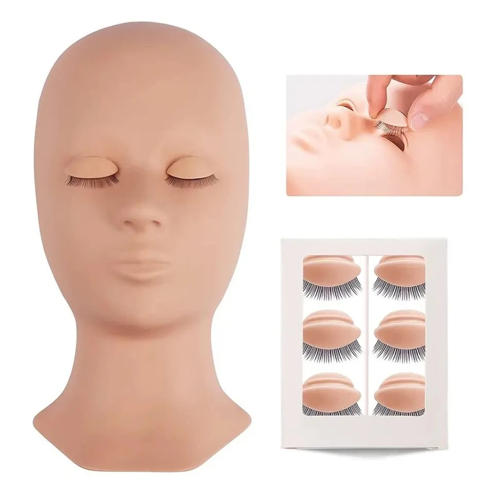 Eyelash Extension Kit, Mannequin Head with Replaced Eyelids product thumbnail 19
