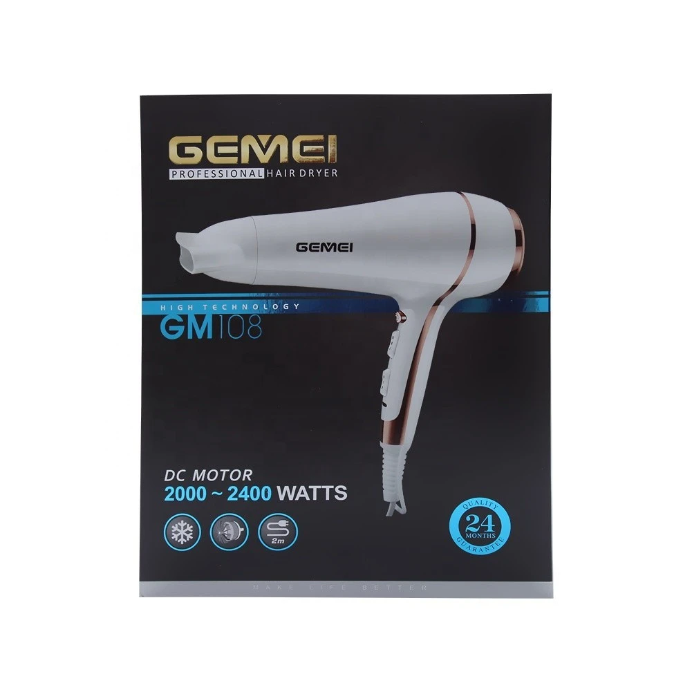 Original GEMEI GM-108 Hair Dryer product thumbnail 2