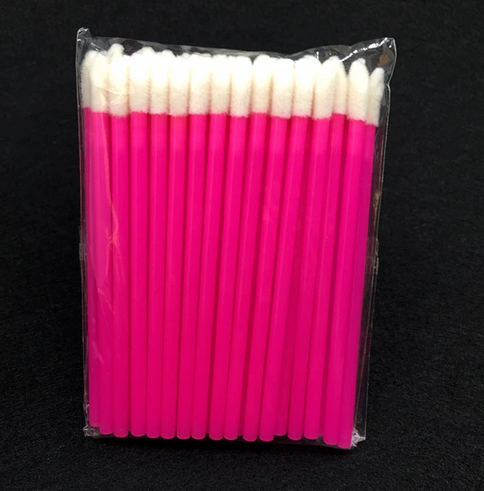 Cleansing eyelash bubble mousse swab 100 barrels, disposable lip brush, eyelash beauty cotton swab tool product thumbnail 15