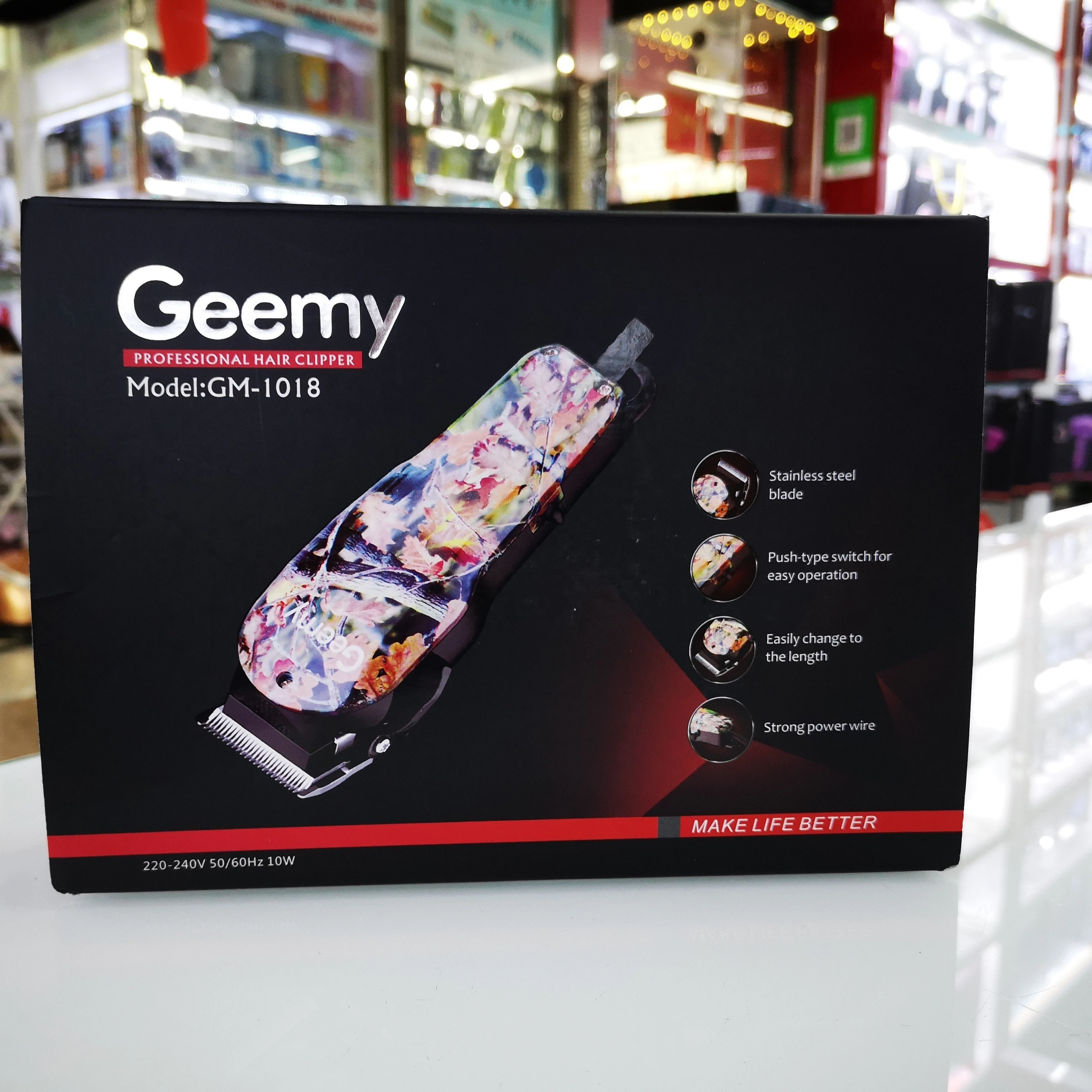 GEEMY GM-1018 Zero Adjustable Professional Rechargeable Hair trimmer product thumbnail 19