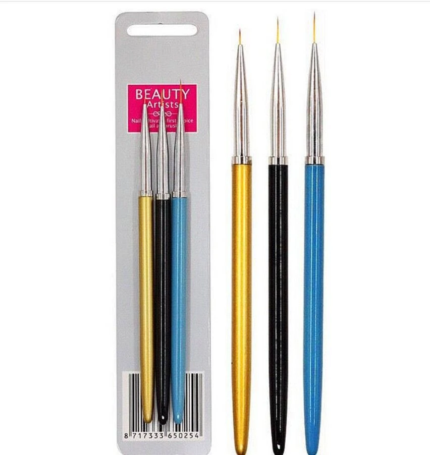 Henna painting pen row pen 3 pieces set nail pen DIY painting pen make flower painting brush set of three product thumbnail 6