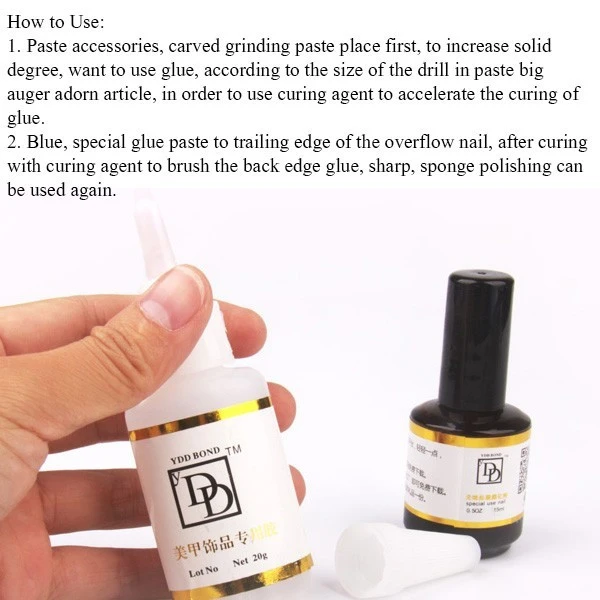 YDD Nail Glue Wdry coat Nail Art GELPolish Fake Nails Glue product thumbnail 10