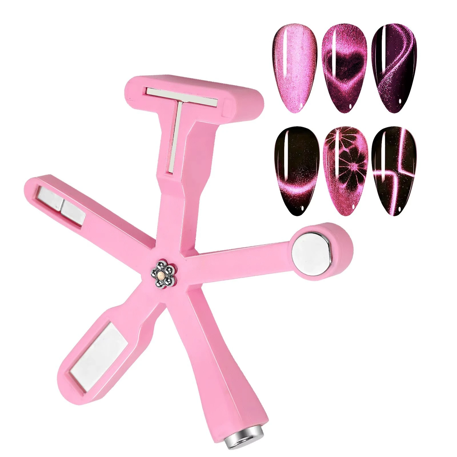 6 in 1 Multi-Function Cat Eye Nail Magnet Gel Magnetic for Nails with Silicone Protective Case for 3D Nails Salon Studio or DIY product thumbnail 10