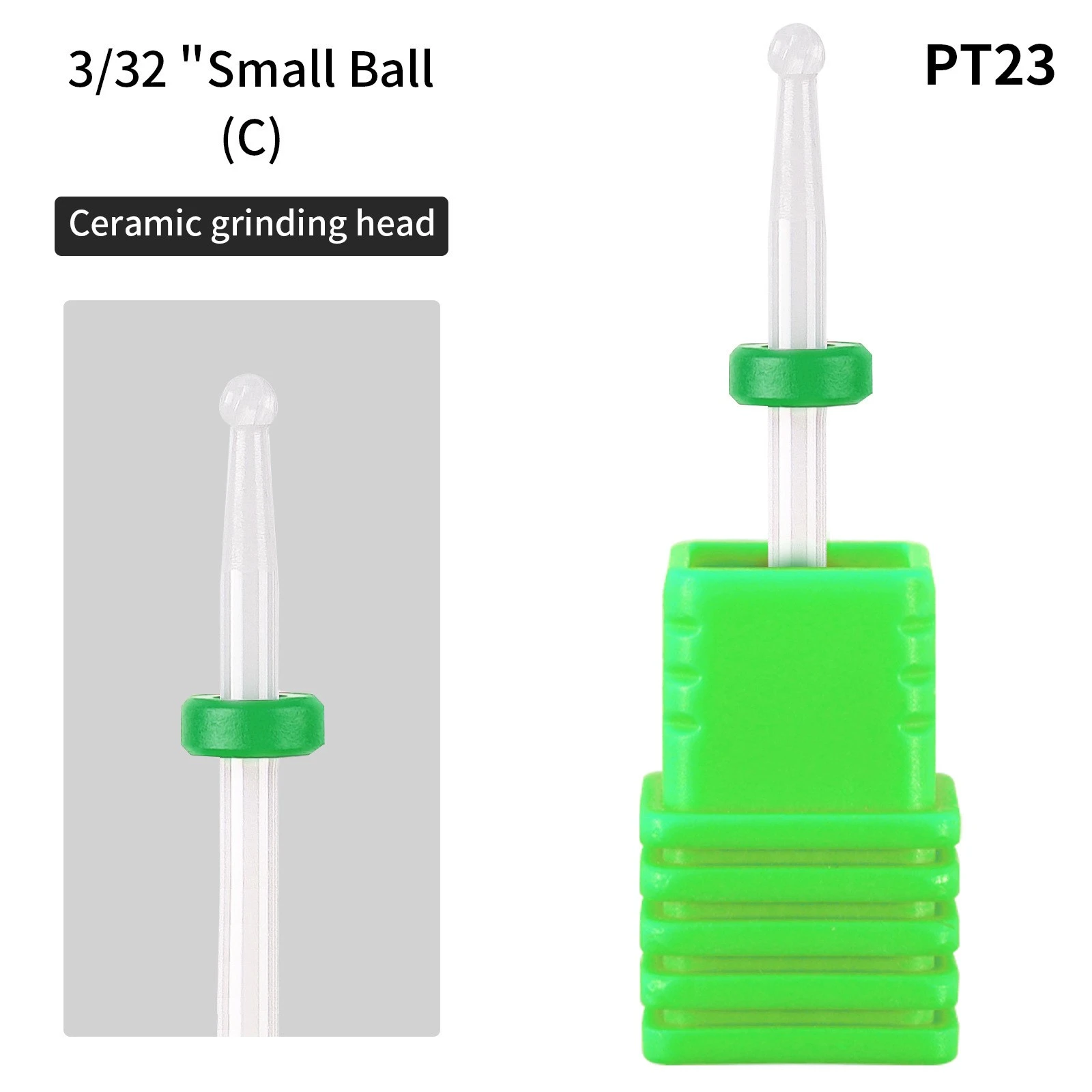 Nail art ceramic polishing head replacement head nail removal polishing head dead skin polishing machine nail art tools product thumbnail 8