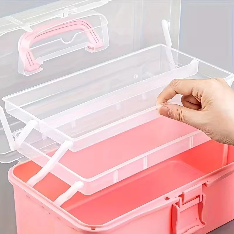 2/3 Layers Large Capacity Foldable Multifunctional Plastic Storage Box product thumbnail 37