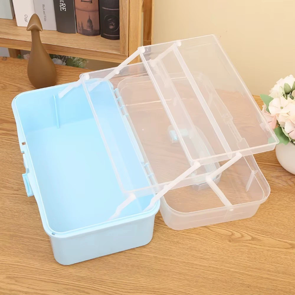 2/3 Layers Large Capacity Foldable Multifunctional Plastic Storage Box product thumbnail 20