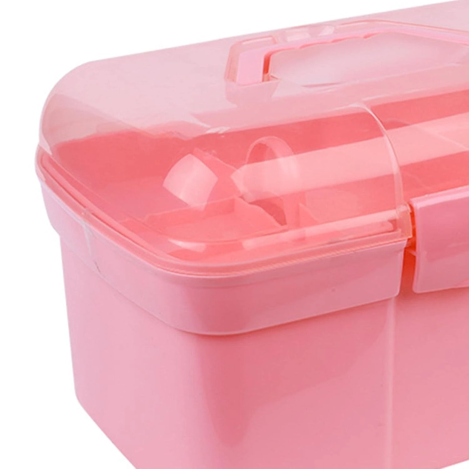 Portable Handled Storage Box – 2-Tier Manicure Tool Case for Home, Car, Bedroom & Hotel Organization product thumbnail 16
