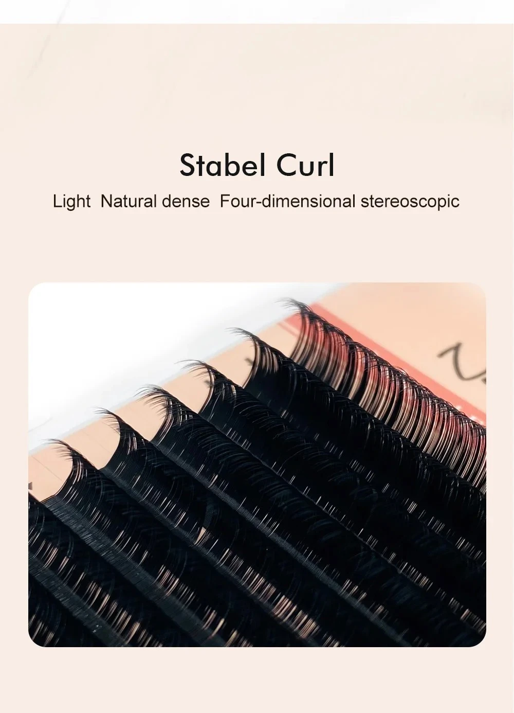 NATUHANA Lashes LL+LCLDLU(M) curl False 8-15Mix Matt Black product thumbnail 8