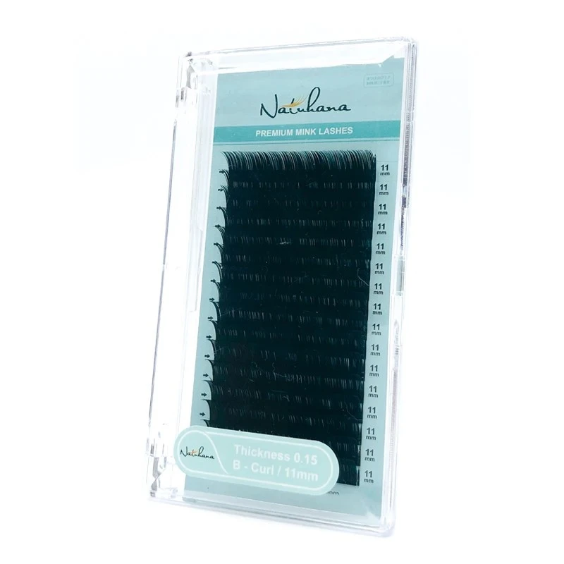 NATUHANA 16Rows Matte Black Natural Soft False Eyelashes product thumbnail 13