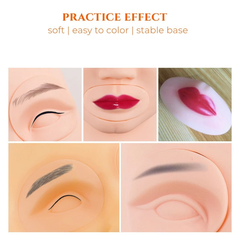 Mannequin head silicone,soft,replaceable,easy to color product thumbnail 13